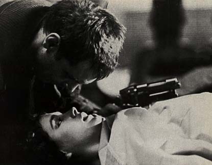 Deckard checks on Rachael