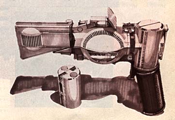 Sketch of Deckard's gun